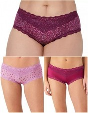 New 3 Pairs Maidenform Cheeky Hipster Luxurious Lace Panties 40823 Sz 2XL 9 NWT