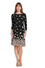 Tommy Hilfiger Women's Floral Pleated-Hem Shift Dress Sz 2 NWT Cocktail Office