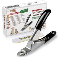 WeinaBingo Dog Cat Pets Nail Clippers Professional Pets Claw Trimmer with Fre...