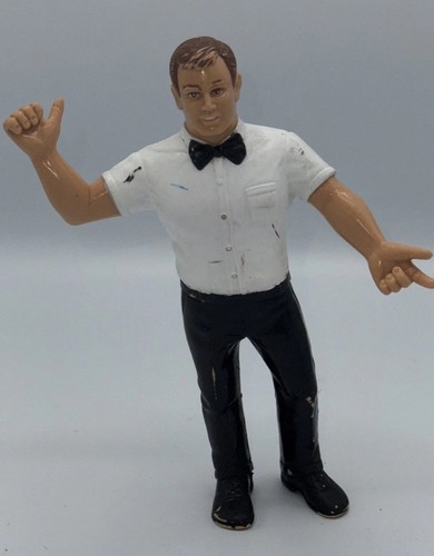 8 Vintage WWF Titan Sports LJN White Shirt Referee...