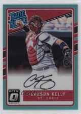2017 Donruss Optic Rated Rookies Base Aqua Prizm /125 Carson Kelly #174 Auto i6j