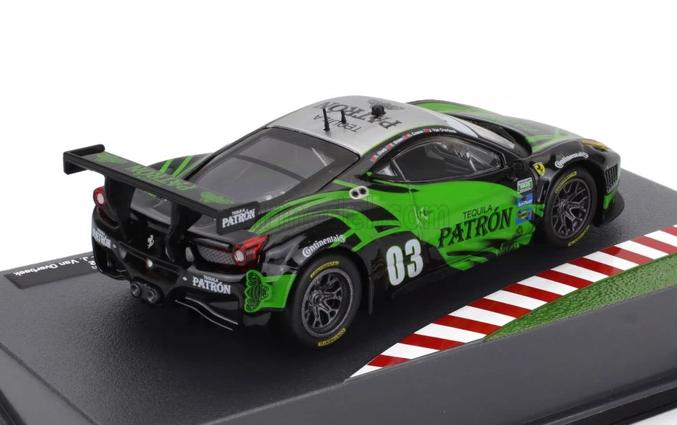 MODELLINO AUTO STATICO FERRARI 458 ITALIA 24H DAYTONA 2012 SHARP BROWN 1:43 - Immagine 2 di 4