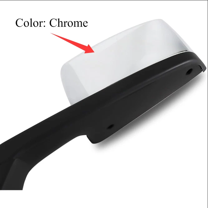 Hood Mirrors Truck Assembly For Volvo VNL 2004-2017 (Chrome, Right) 1 Pk Manual Foto 2 de 4