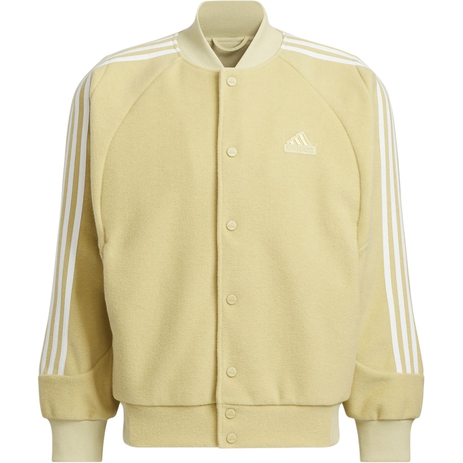 adidas FW24 3-Stripes Loose Fit Long Sleeve Casual Sports Jacket