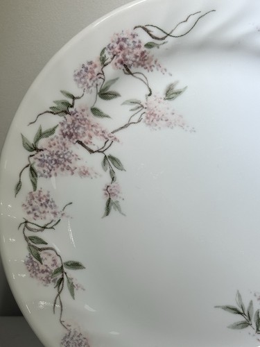 4er Set Corelle Glyzinie SALAT DESSERT BROTTELLER Flieder Lila Wirbel 7,25" - Bild 3 von 6