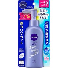 NIVEA Sun Protect Water Gel SPF50/PA   140g Pump Made in JAPAN - Tokyo Sakura