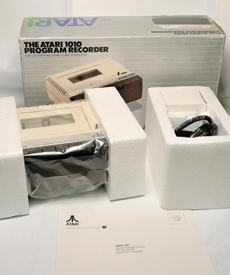Rare 1982 Vintage Atari 1010 Program Recorder, New, Never Used