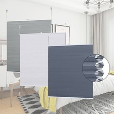 WOLTU Wabenplissee klemmfix ohne Bohren Verdunkelung Rollo Jalousie Plisseerollo