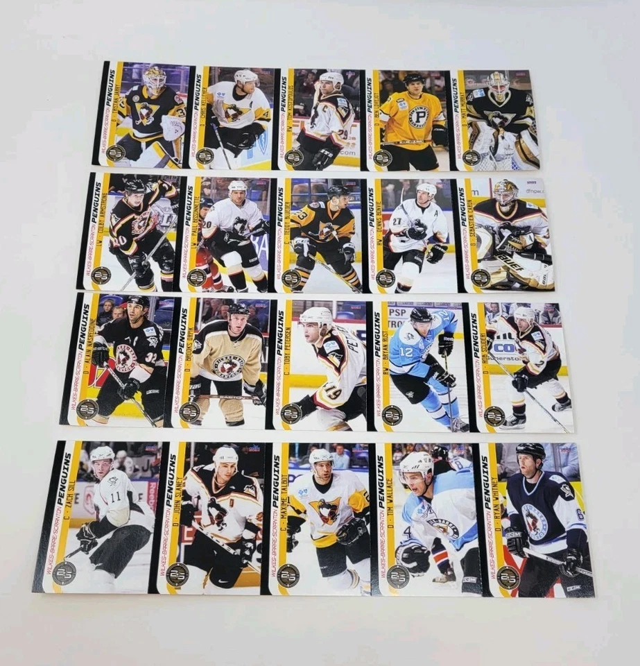 Wilkes Barre Scranton Penguins 25th Anniversary 2023-2024 Tear Out Cards Lot - Image 2 of 4
