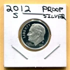 Gem 2012-S Proof Ultra-Cameo Silver Roosevelt Dime - Free Shipping