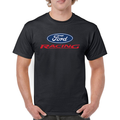 Ford Racing T-shirt Muscle Car Mustang Shelby GT Boss Mach1 USA Men's Tee