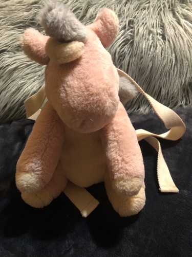 Zara Kids Pink Plush Unicorn Backpack - Picture 2 of 5