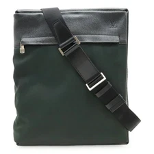 Louis Vuitton Taiga Beluga Shoulder Bag Women Grey One Size