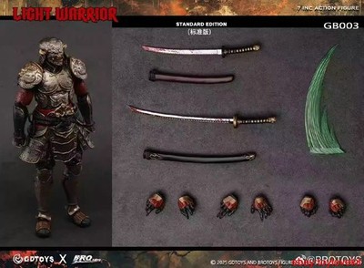 BROTOYS GB003 1/12 Light Warrior 7'' Collectible Figure Model Toy STANDED VER.