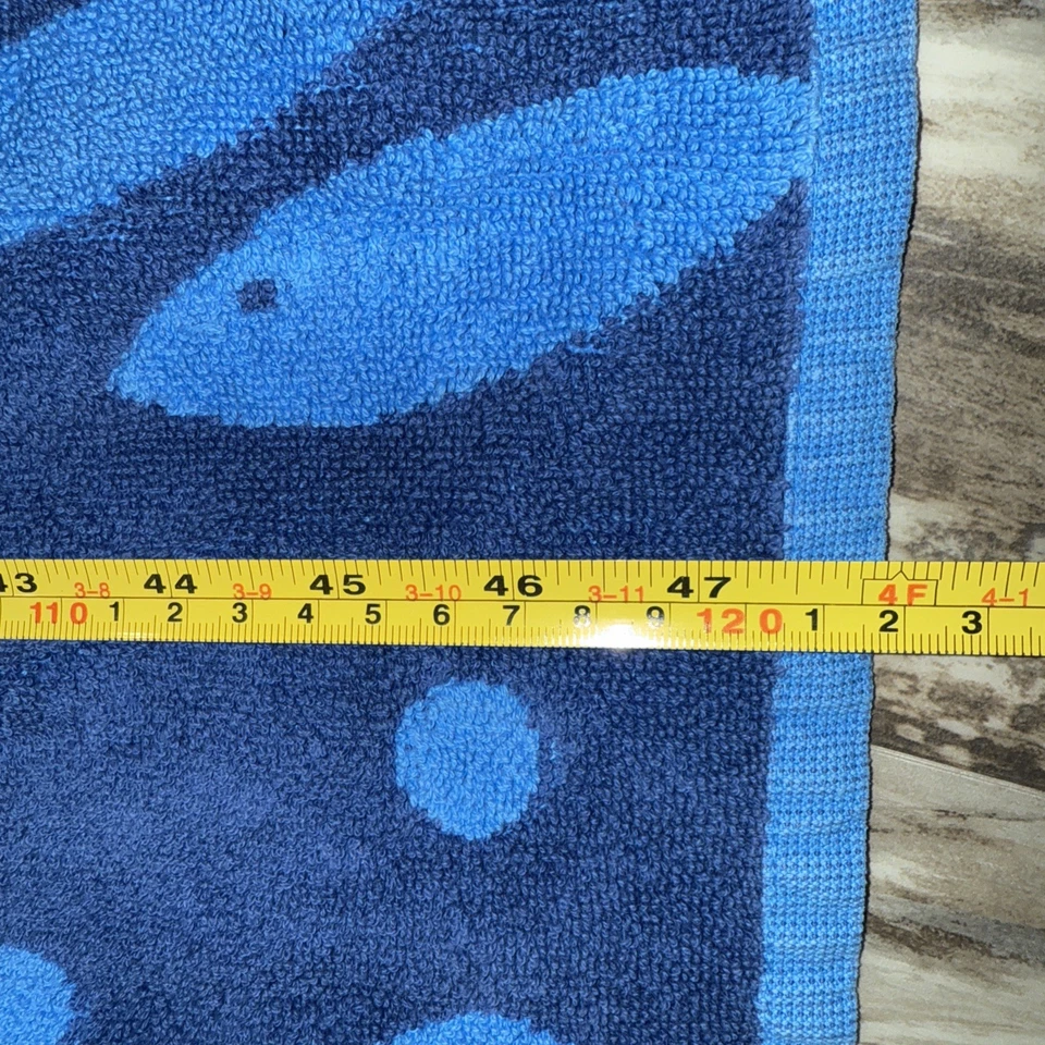 Полотенце с капюшоном Disney Dory Blue Fish хлопок махровая ткань бассейн пляж ванна 48x21 Nemo - Изображение 4 из 4