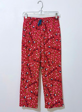 Vineyard Vines Boys Pajama Pants M 12 14 Red Navy White Elastic Waist Christmas