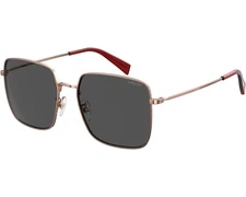 LEVI'S LV 1007/S DDB Gold Copper IR Gray Blue Lenses Women's Sunglasses 56mm