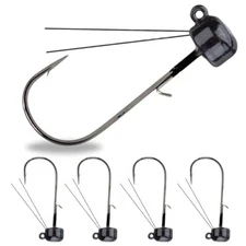 Reaction Tackle Tungsten Mushroom Head Ned Rig Shroom Jig Heads for Finesse F...