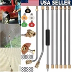 120inch Grade Telescoping Lance Pressure Washer Extension 4000PSI Spray Wand New