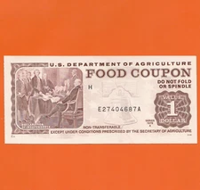 Food Stamps COUPON scrip token 1979 A E27404687A M/C AH
