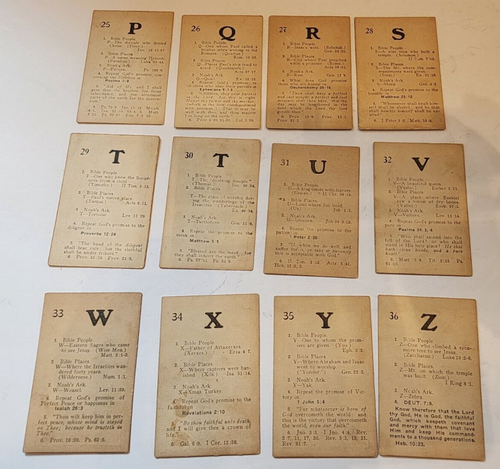Juego de cartas Bible Promises Quiz juego rentable Magee A B C's Nº 4 y 2 combinado - Imagen 12 de 13