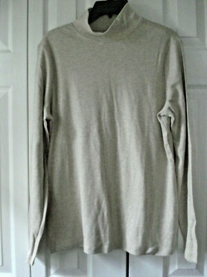 Ladies Mock Turtleneck Shirt Size XL  Assorted Colors Cotton New