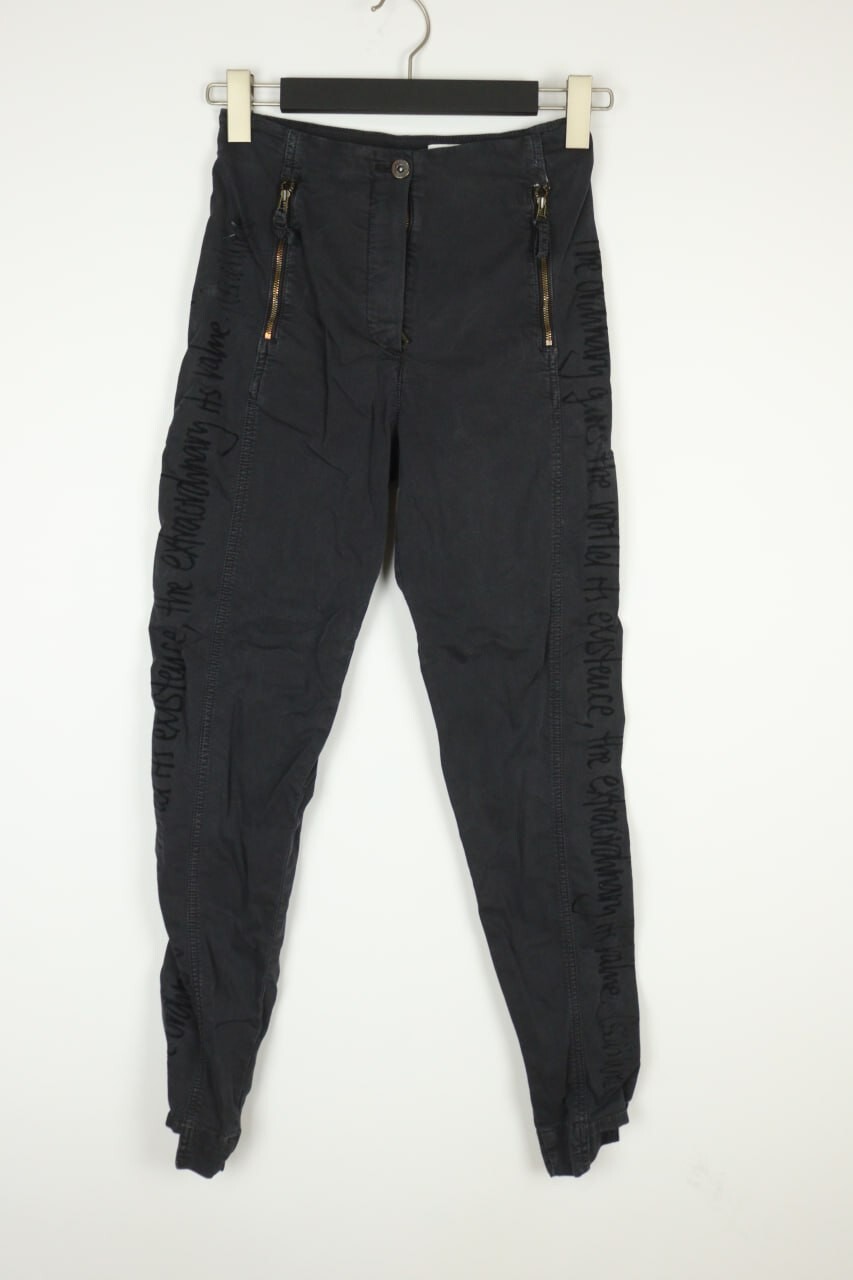 ANNETTE GORTZ BURKI LES COLLECTIONS BERN VEGAS 1 Black Skinny Pants Sz 36