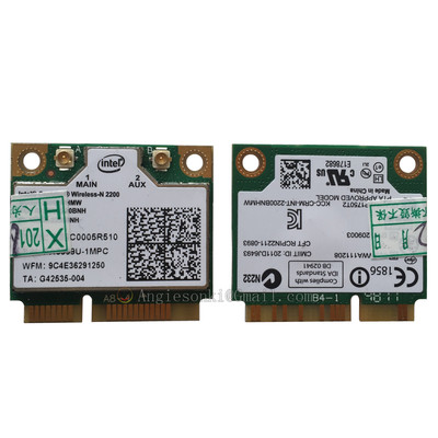 Intel 2200BGN 2200BNHMW WLAN Adapter halbe Mini PCI-e Wireless Wifi Wlan Karte