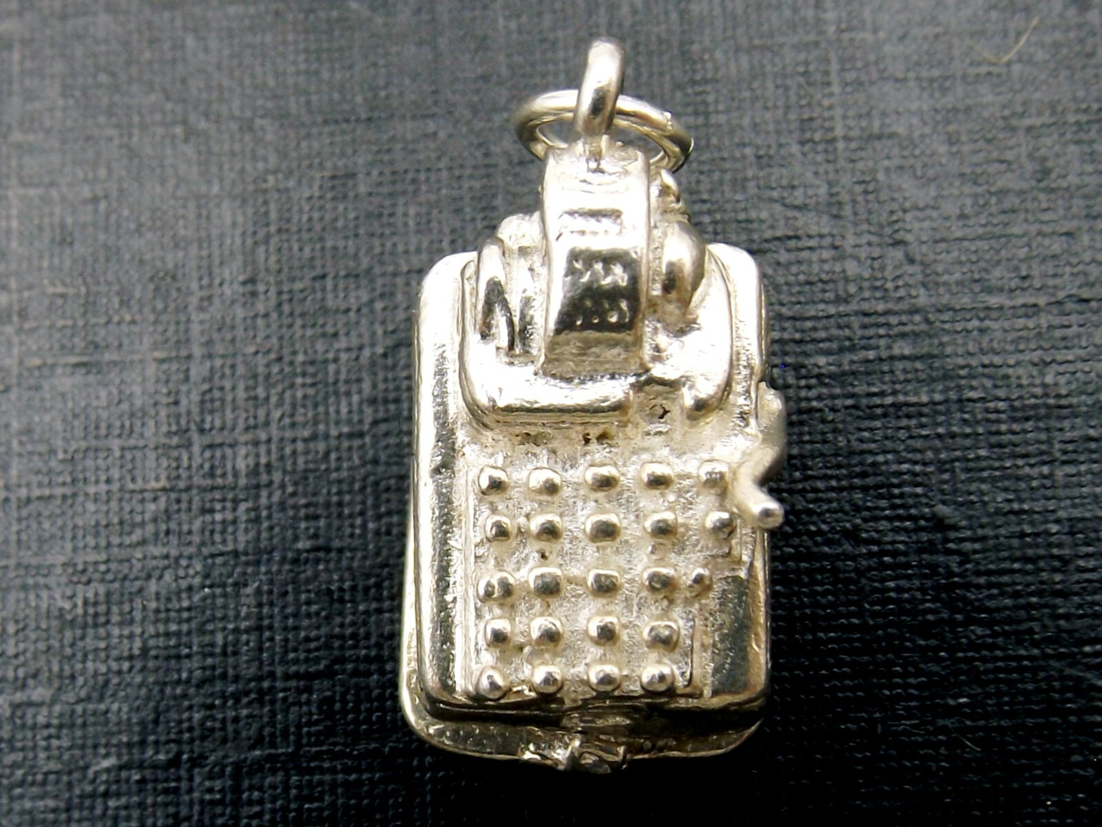 ADDING MACHINE vintage sterling silver charm open… - image 10