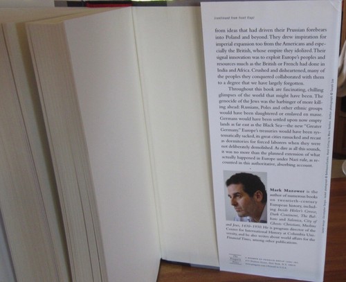 HitLeR's Empire ~ Mark Mazower. Stated 1st US Edn! 2008 HbDj HERE in MELB - Picture 7 of 23