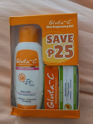 Intense Whitening Soap Body Lotion 150mL glutathione Gluta & Vit. C Skin White