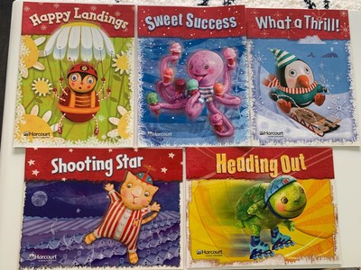 1st Grade Harcourt Storytown STUDENT WORKBOOKS - BUNDLE OF 5 -Grade 1