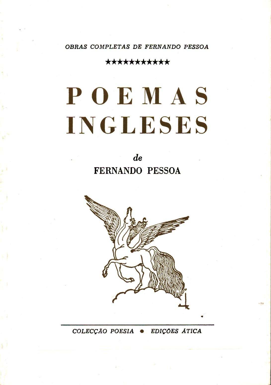 Fernando Pessoa Jorge de Sena / Obras completas de Fernando Pessoa Poemas 1st ed
