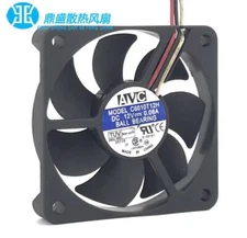 AVC C6010T12H 6010 DC12V 0.08A 6CM 3-Wire Silent Cooling Fan