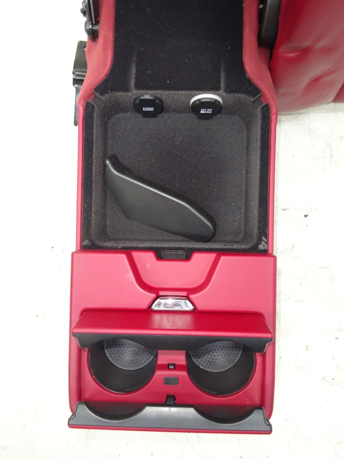 14-17 Maserati Ghibli Rear Left Driver Side Upper Seat Cushion Red OEM DE231039
