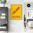 Motivational Poster, Greatness, Motivational Wall Art, Motivational Quotes