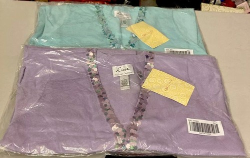 Lot Of 2 Linea by Louis Dell'Olio Paillette Trim Cardigan & Tank Size Large *NWT - Picture 9 of 15