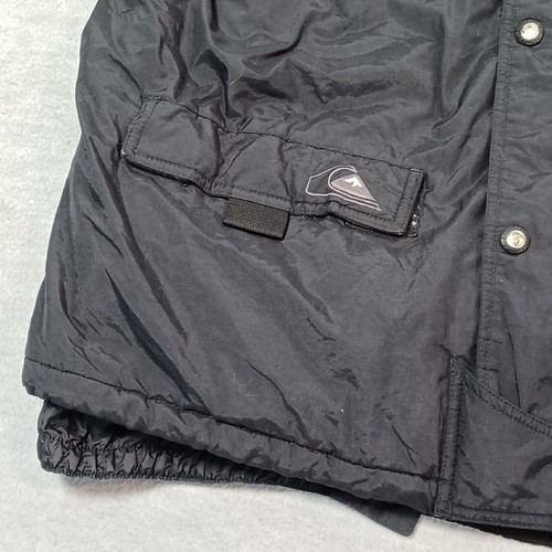 Quiksilver Performance Plus P+ Ski Jacket Size Large Size 16 Vintage 90's Black - Picture 11 of 22