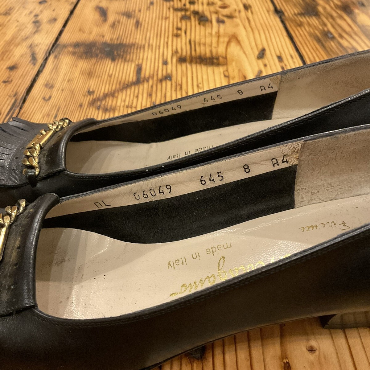小物 vintage made in italy feragamo cashmere Vintage Salvatore Ferragamo Womens Shoes Size 8 Made In