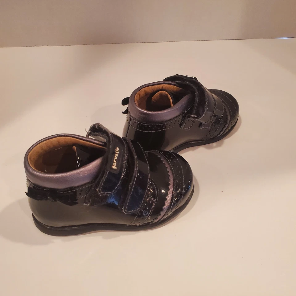 Zapato Garvalin charol negro para niños pequeños talla 20 (4-5) Foto 4 de 4