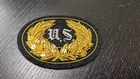 Civil War Union Officer "U.S." Embroidered LARGE Kepi / Hat Insignia - NEW