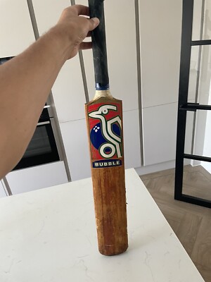 KOOKABURRA BUBBLE 90er Cricketschläger. Englische Weide. Größe H