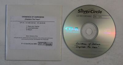 Eminence Of Darkness Displace The Trace GER Adv CDR Single 2006 Demo Versions!