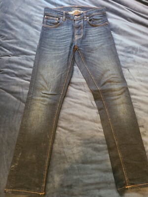 Nudie Jeans Grim Tim Authentic Deep 29 x 30 Mens Jeans Excellent Used Condition