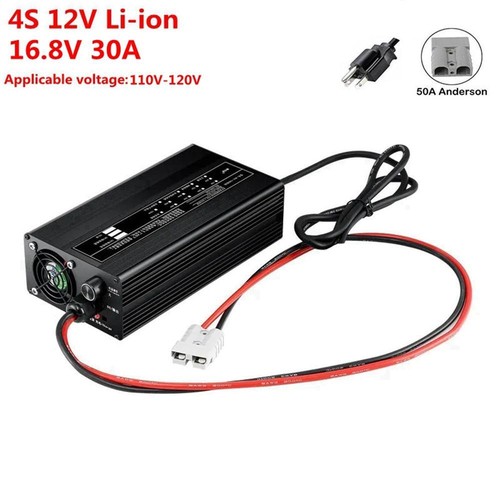 12V 24V Li-ion LiFePo4 Lithium Battery Fast Charger Current Adjustable 3A-30A - Picture 20 of 23