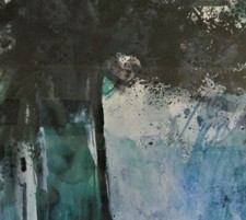 Oskar KOLLER (1925-2004) Kunstplakat 1992: Nebel - 60 x 78 cm groß