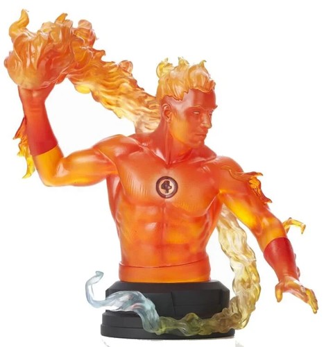 Diamond Select Toys Marvel Comics Human Torch 1:6 Limited Edition Bust - Picture 11 of 15