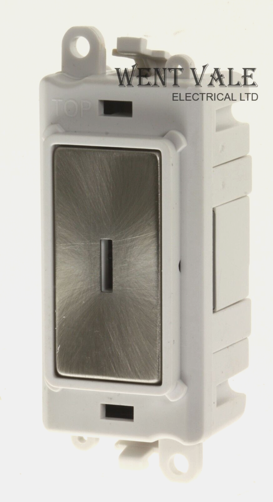 Click Grid Pro - GM2003PWSC - 20a Two Way Grid Key Switch Satin Chrome Insert