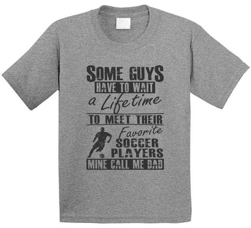 My Favorite Soccer Player Calls Me Dad T Shirt - Picture 2 of 2