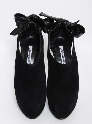Brian Atwood High Heels Ankle Boots Black Suede Stilettos Platform Booties EU 36 - Picture 3 of 6